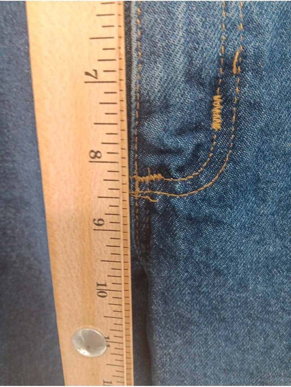 Carhartt Jeans Mens 36X34 Blue Denim Straight Casual Workwear  Outdoor Pants